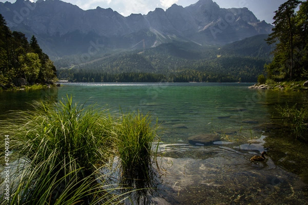 Obraz lake eibsee in bayern