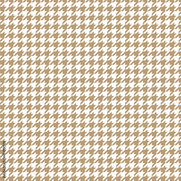 Fototapeta beige and white houndstooth pattern