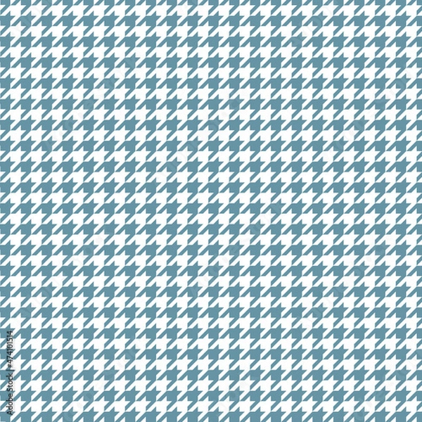 Fototapeta blue and white houndstooth pattern