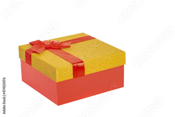 Obraz Gift box on white background