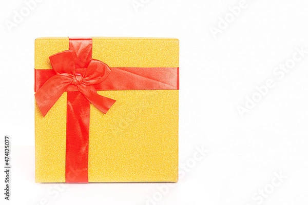 Fototapeta Gift box on white background