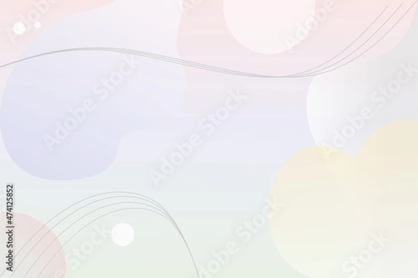 Obraz Flat design abstract background. Soft liquid shapes template with modern gradient background colors. Cool aesthetic background design. Suitable for social media post, mobile app, banner, web, ads.