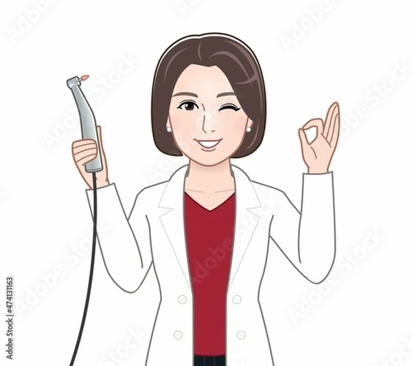 Fototapeta 医療従事者の女性