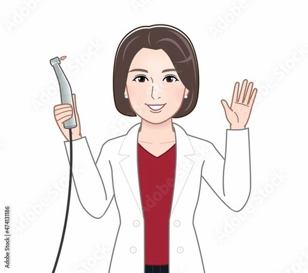 Fototapeta 医療従事者の女性