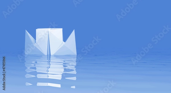 Obraz paper ship