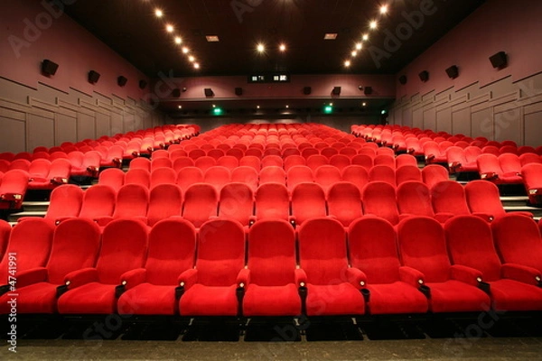 Obraz chairs in a cinema