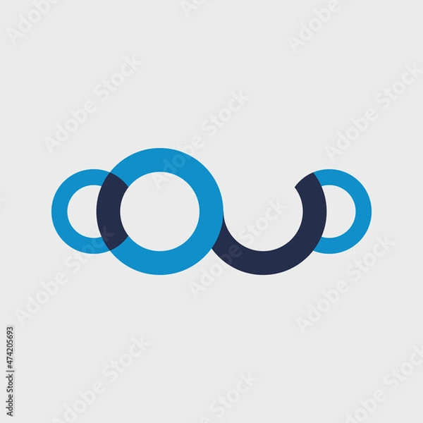 Obraz Cloud vector logo
