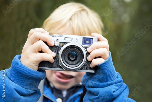 Fototapeta Young Photographer