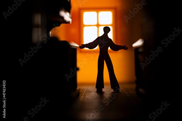 Fototapeta silhouette, 