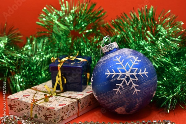 Obraz christmas tree and gifts