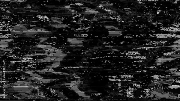 Obraz バグ画面 グリッチノイズ レトロ 