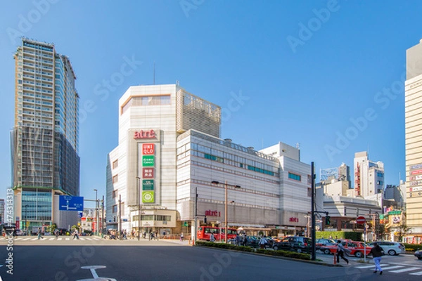 Obraz 目黒駅周辺の風景