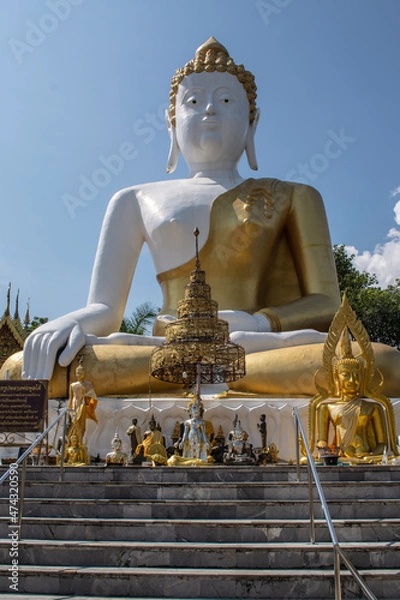 Obraz Within Wat Phra That Doi Kham is a Buddhist temple in Chiang Mai province northern of Thailand.