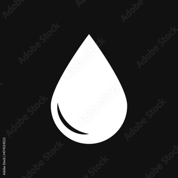 Fototapeta drop icon vector illustration