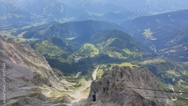 Obraz Dachstein mountain suroundinds in Austrian apls