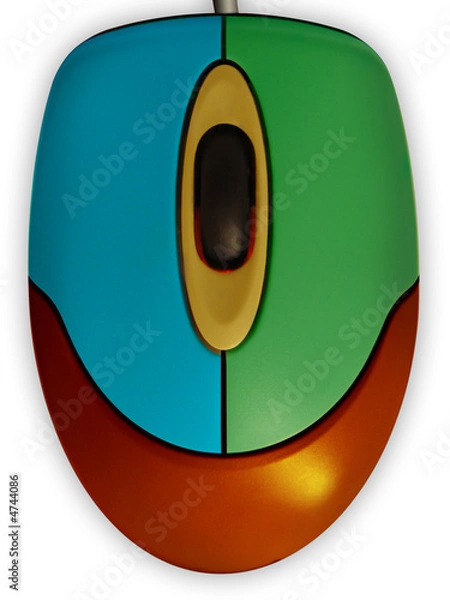 Obraz The multi-coloured mouse.