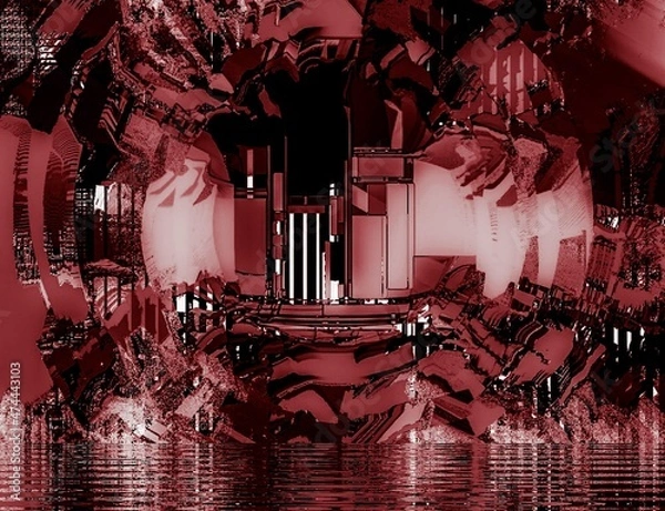 Fototapeta interior of the church