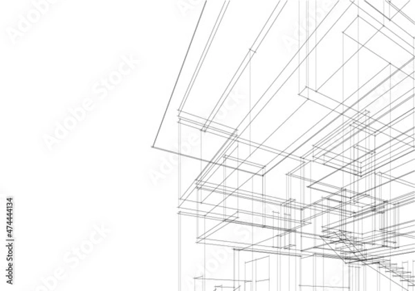 Fototapeta abstract architectural background