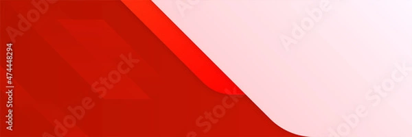 Fototapeta Modern red abstract banner background
