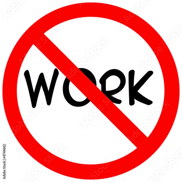 Fototapeta no work