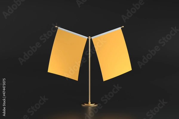 Fototapeta 3d rendering different flag