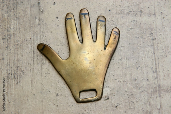 Obraz Gold Hand