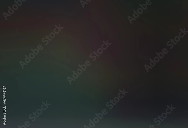 Obraz Dark Black vector blurred background.