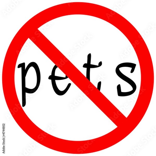 Obraz No Pets