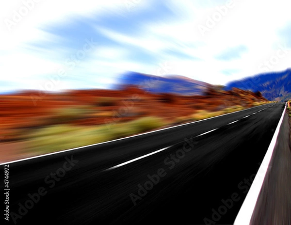 Obraz Side panoramic speed view