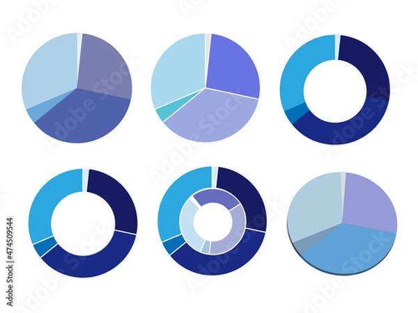 Fototapeta 円グラフ