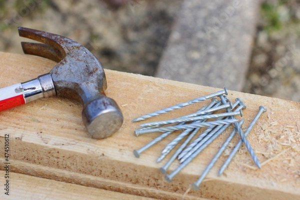 Obraz hammer and nails