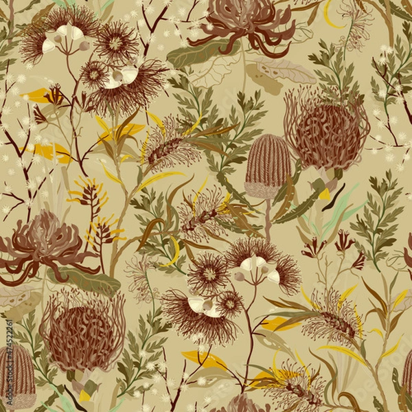 Obraz Floral seamless pattern.