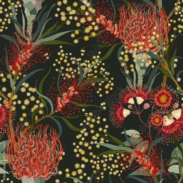 Obraz Floral seamless pattern.