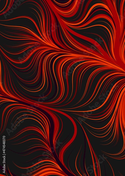 Obraz Abstract Perlin Noise Geometric Pattern generative computational art illustration