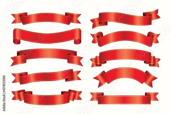 Fototapeta Red Ribbon