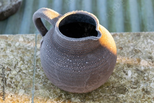 Obraz jug on a wooden background