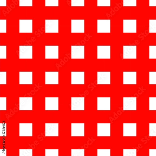 Obraz red pattern with square