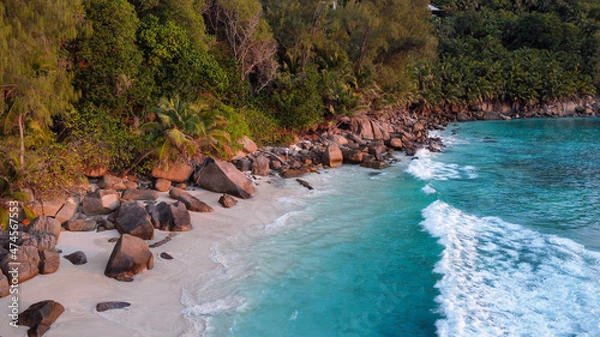 Obraz Scenic landscape in Seychelles