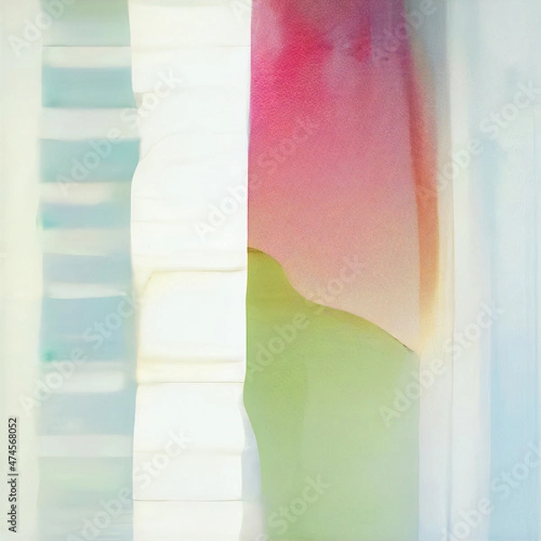 Fototapeta Watercolor Ombre Texture Painting Minimal Stripes Color-Blocking Graphic Pattern Shading Vibrant Minimalism Pastel Paper Texture Canvas Background Backdrop Pattern Graphic Grunge Vintage Old Parchment