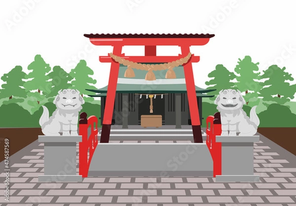 Obraz 境内　参拝