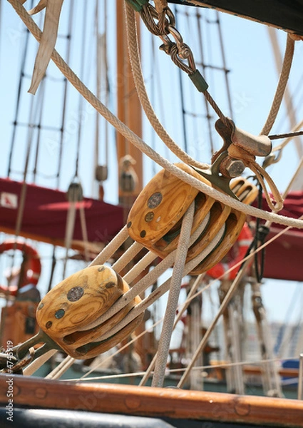 Obraz accastillage de voilier