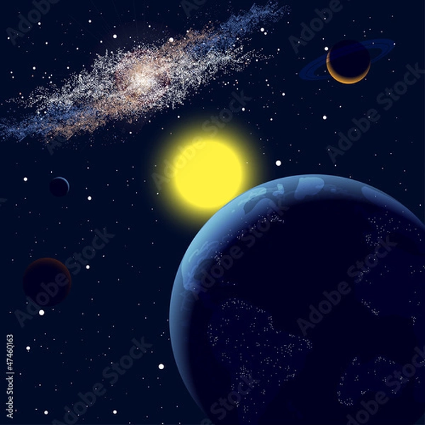 Fototapeta infinite space