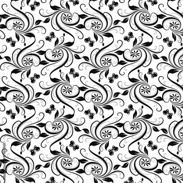 Obraz seamless floral pattern