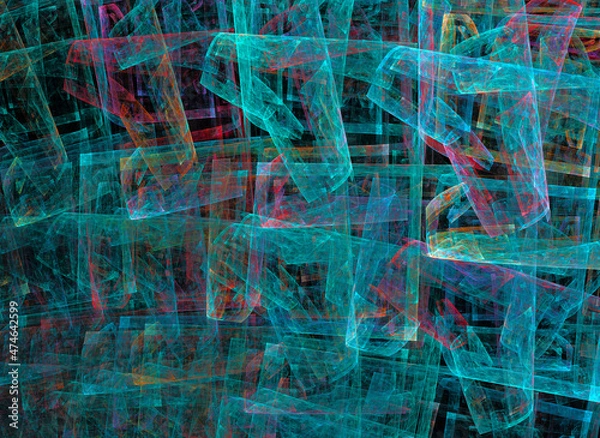 Obraz abstract fractal backgraund