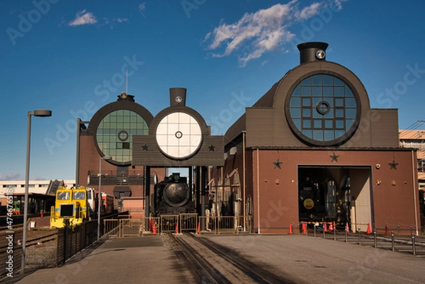 Fototapeta 真岡駅の風景