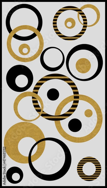 Fototapeta Carpet and Rugs designs with texture and modern colors, rectangle