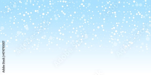 Fototapeta Magic stars random Christmas background. Subtle fl