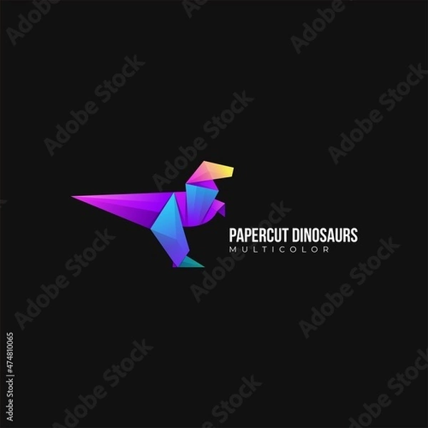 Obraz cute deer gradient logo design