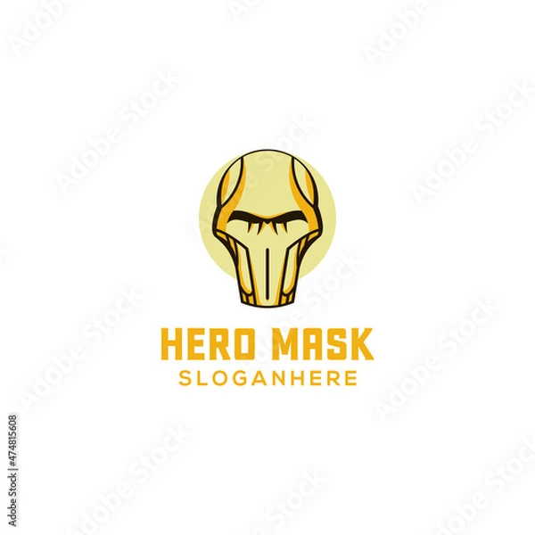 Obraz mask mascot logo design