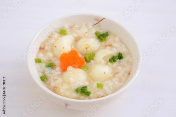 Fototapeta 百合根の七草がゆ